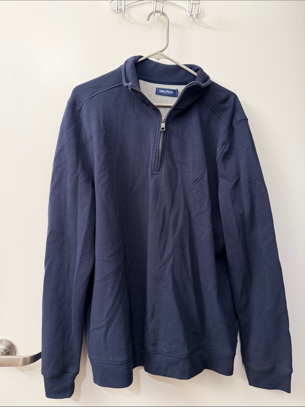 Nautica Men's Navy Half-Zip Pullover Sweater